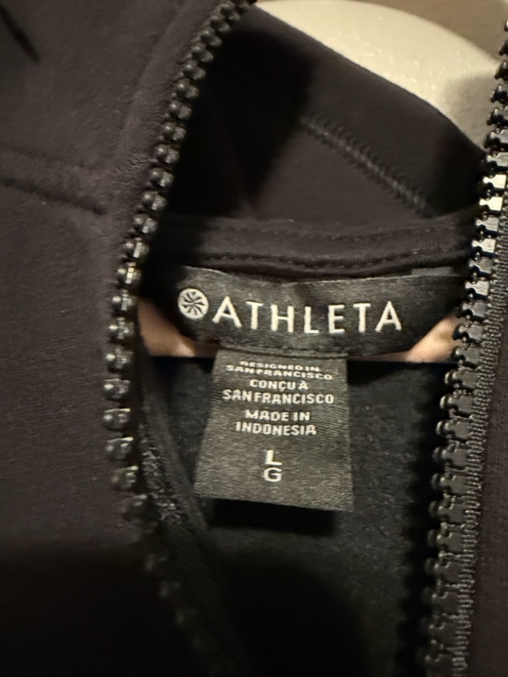 Athleta Black Zip-Up Performance Jacket - Picture 2 of 5